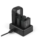 Зарядное устройство 2018 для GoPro hero 5, 6, 7, 3 слота USB, зарядное устройство для пульта дистанционного управления, Wi-Fi, для GoPro hero 7, 6, 5