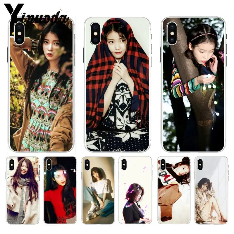 Yinuoda IU kpop окрашенный чехол Красочный Стильный Дизайн для мобильного телефона iPhone