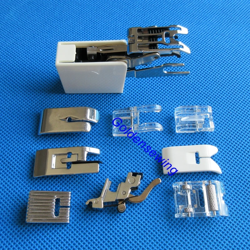 8 PCS Low Shank Even Feed Walking Foot Adaptor for Singer 4411 4423 HD102 HD105 | Дом и сад