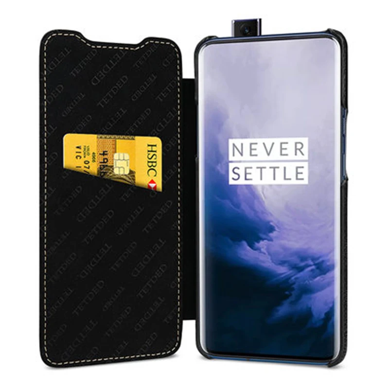 Модный чехол-кошелек для Oneplus7, бизнес флип-чехол для телефона Oneplus 7 Pro 1+ 7, чехол из натуральной кожи Fundas