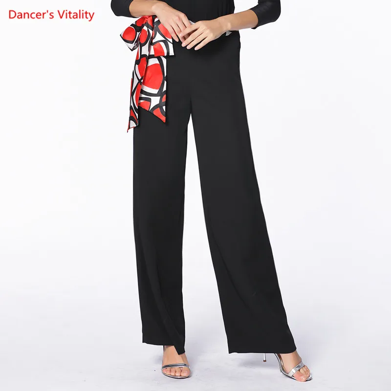 Свободный изготовленный на заказ брюки для бальных танцев тренировочная одежда