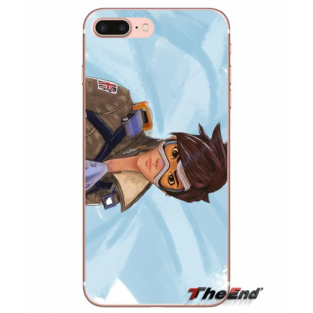 Мягкий чехол из ТПУ для Huawei G7 G8 Ascend P7 P8 P9 Lite Honor 4C 5X 5C 6X Mate 7 8 9 Y3 Y5 Y6 II Pro OVERWATCH Tracer |