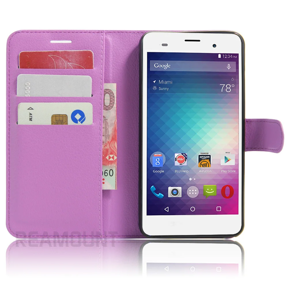 50 шт. чехол для BLU Advance 5 0 бумажник телефона из искусственной кожи держатель
