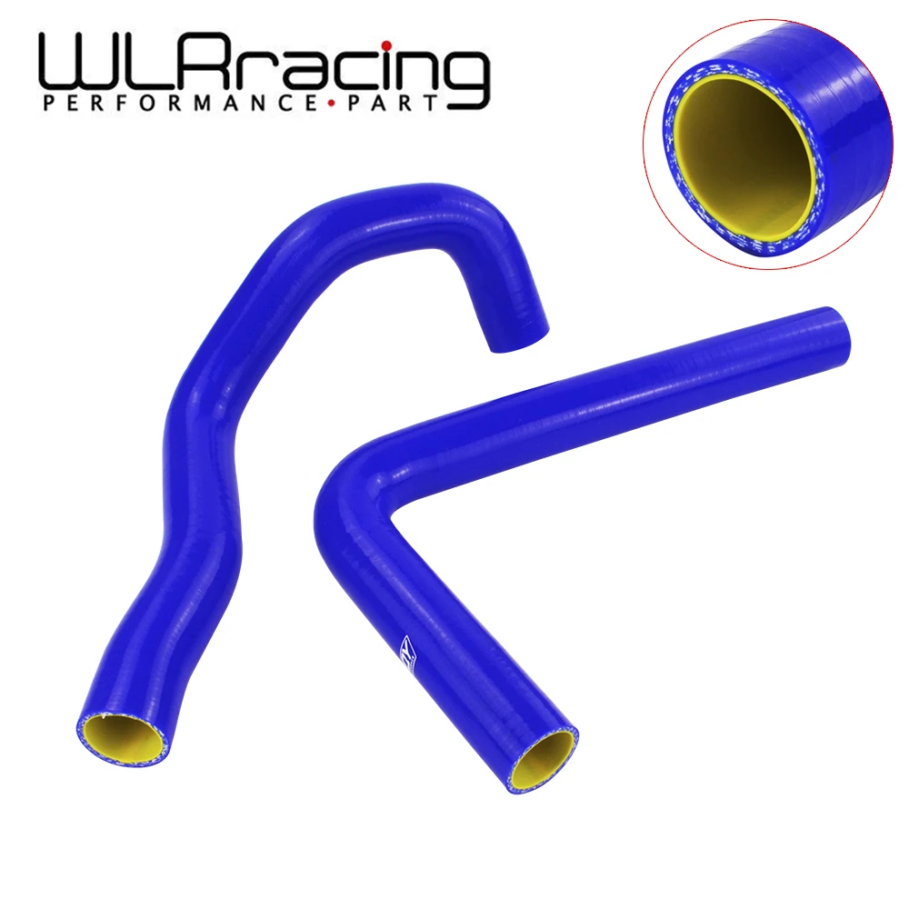 WLR RACING синий и желтый силиконовый шланг радиатора для Тойота Супра JZA80 2JZ GTE TURBO NON