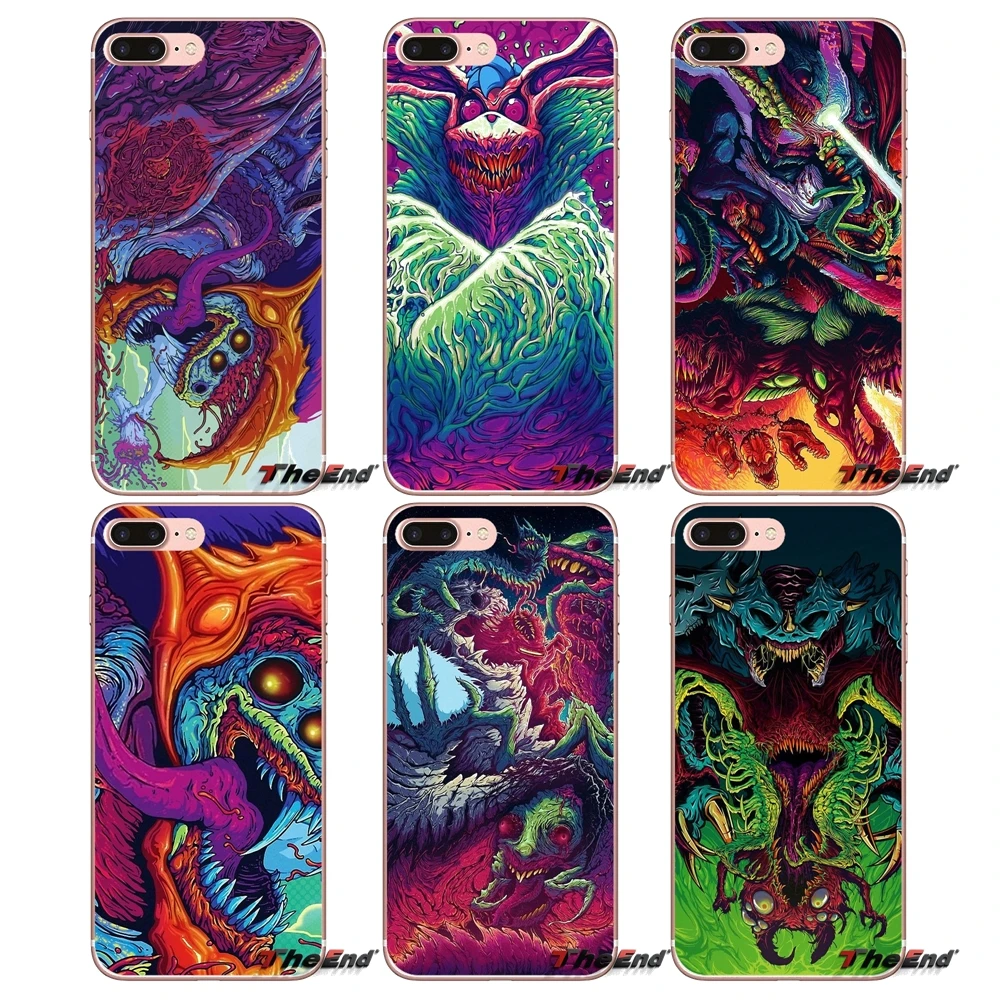 Для Huawei G7 G8 Ascend P7 P8 P9 Lite Honor 4C 5X 5C 6X Mate 7 8 9 Y3 Y5 Y6 II Pro Hyper Beast Csgo Pattern TPU силиконовый чехол