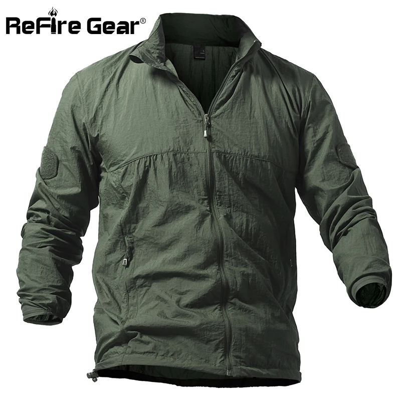 ReFire Gear легкая портативная Водонепроницаемая тактическая куртка мужская летняя