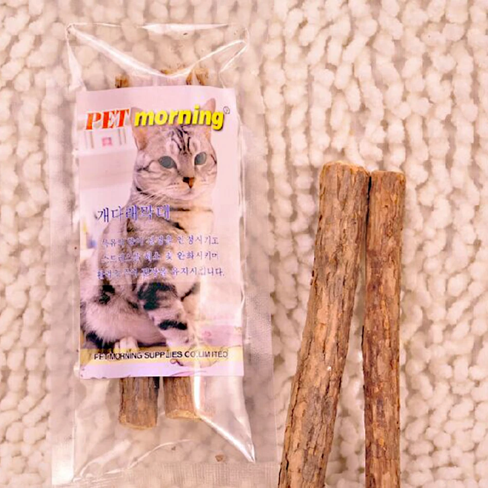 Очищающие зубы для кошек 10 г чистый натуральный полигама кошачья мята зубная