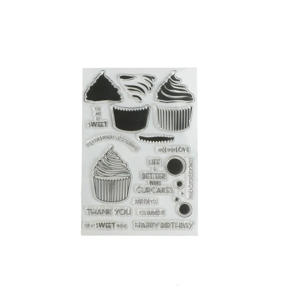 Силиконовые Transparen кексы DIY новые марки Clear 11 см* 16 см для умирает карты Скрапбукинг Кухонные принадлежности для тиснения корабль