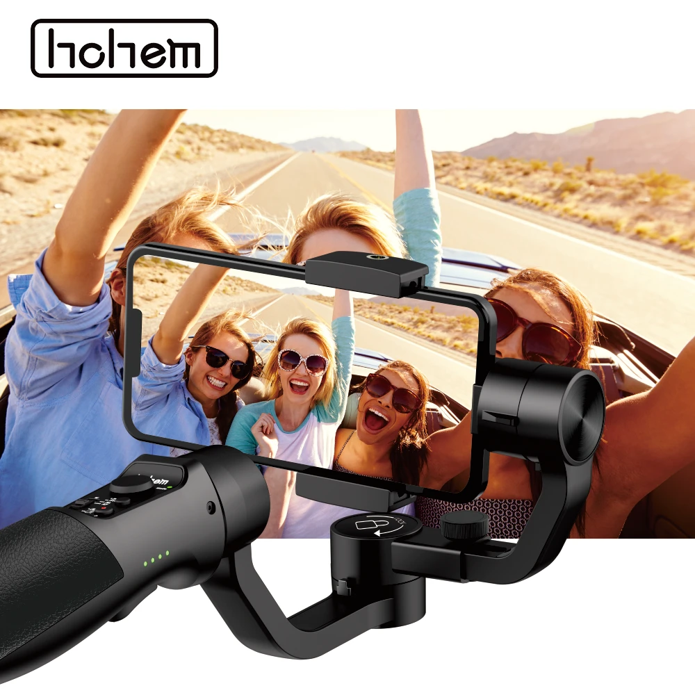 Hohem смартфона Gimbal iSteady Мобильный плюс 3 осевой Ручной Стабилизатор для iPhone 11X8 7 6 и