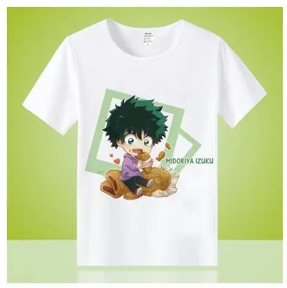 Высокое качество, унисекс, аниме, Cos My Hero Academy bakugo, кацуки, OCHACO URARAKA, повседневная хлопковая футболка, футболка - Цвет: 8