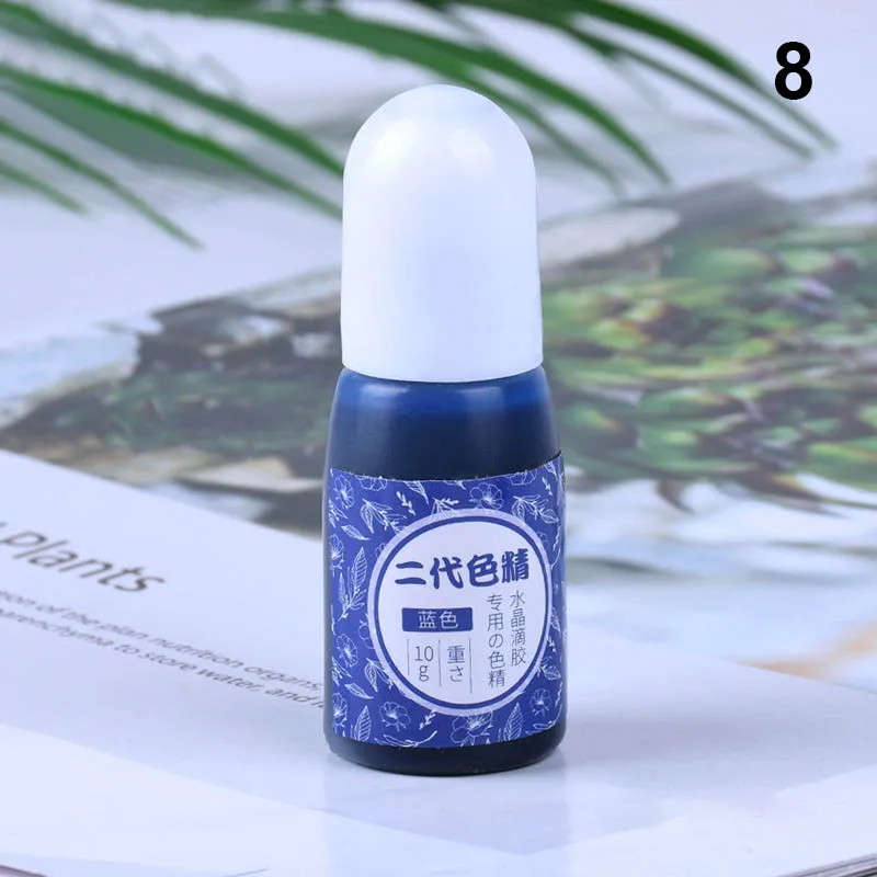 Style 8 1 шт. УФ смолы Пигмент Цвет жидкость окрашивающий КРАСИТЕЛЬ DIY ювелирных изделий ремесло LL@ 17 - Цвет: Style 8