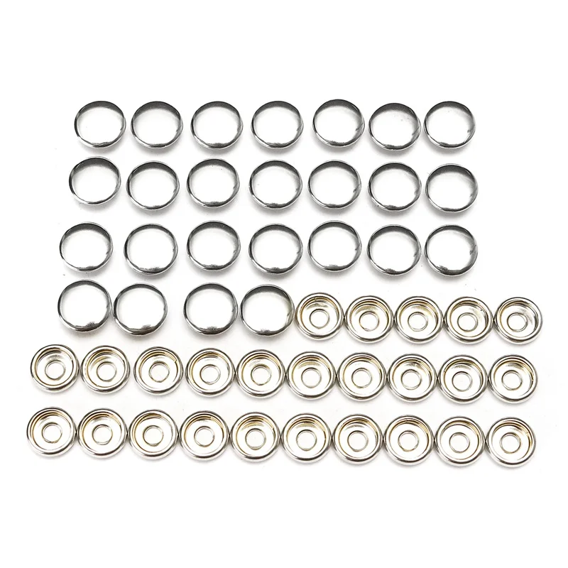 25 пар металлических колпачков кнопочные розетки заклепки для лодок прочные из