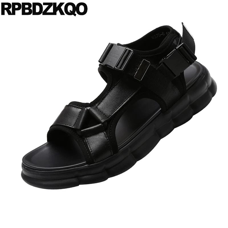 Сандалии гладиаторы мужские из натуральной кожи мягкие кроссовки в итальянском