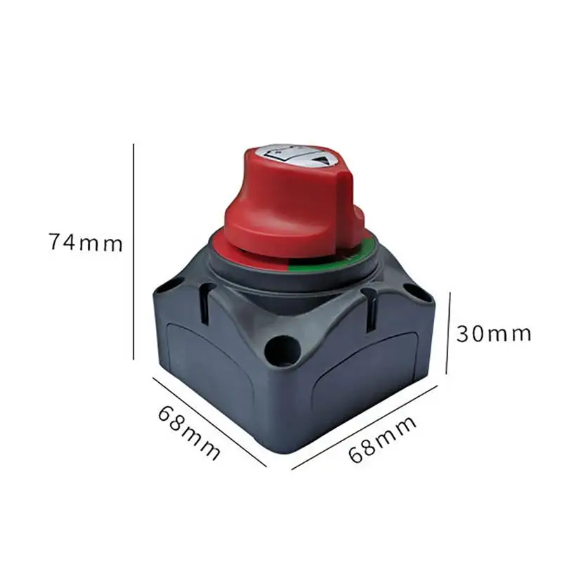 Universal 12V/24V Battery Isolator Cutoff Cut Off Power Kill Switch with 4 Positions Waterproof Cover for Marine Car Boat ATV | Автомобили