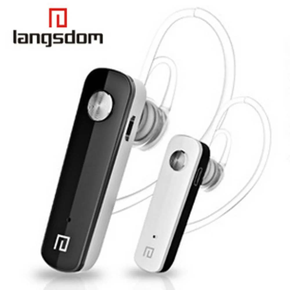 New Langsdom bluetooth earphone wireless hands-free earbud with mic headset for iphone android mp3 player K2 | Электроника
