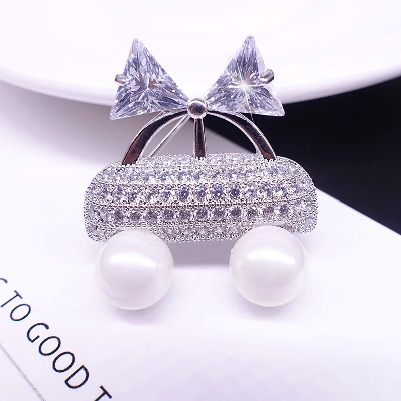 ZH select Colour Fashion shell pearl brooch woman personality garment Dresses Multi-use Jewelry Corsage | Украшения и аксессуары