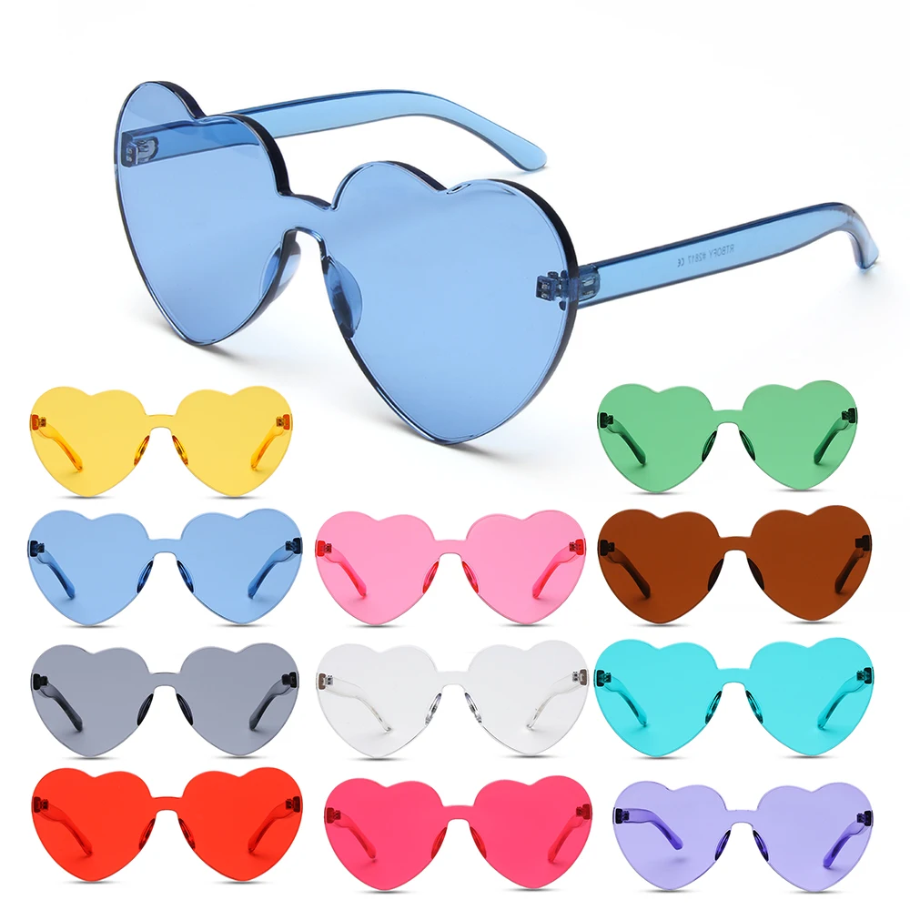 1 Pcs Trendy Heart Sunglasses Women Cat Eye Sun Glasses Retro Love Shaped Ladies Shopping Sunglass UV400 | Автомобили и мотоциклы