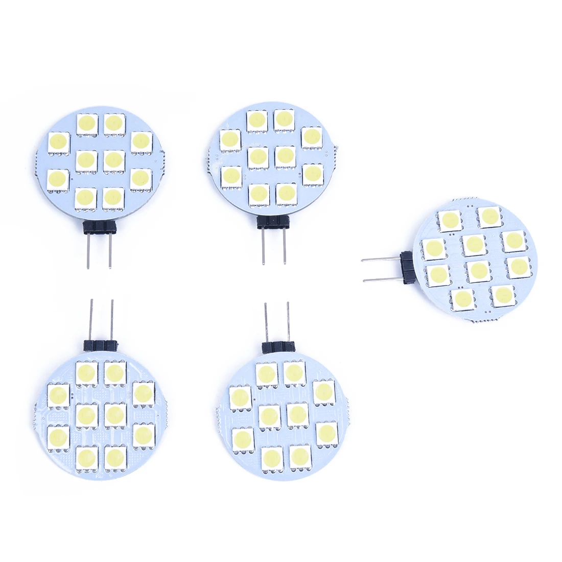Высокое качество 5 x G4 Чистый белый 10 5050 SMD СВЕТОДИОДНЫЙ МОРСКОЙ лодочный точечный