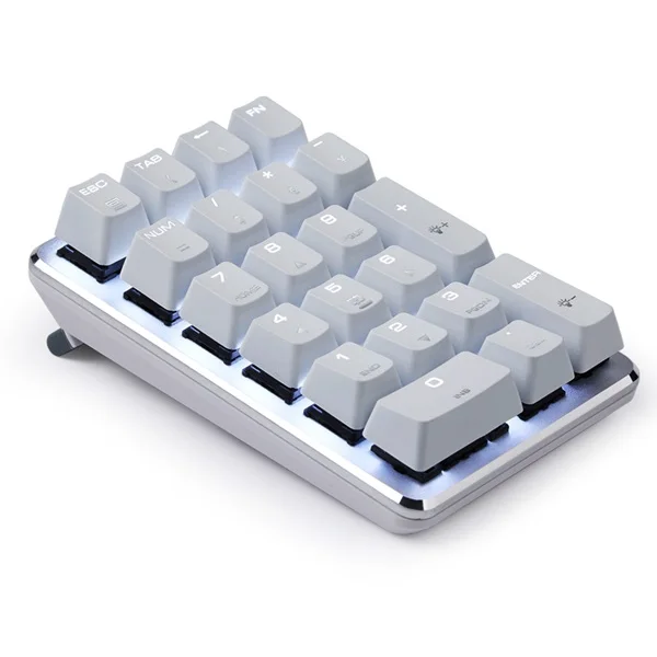 Белый Magicforce проводной смарт-21-клавиша Механическая цифровая клавиатура переключатели Cherry(белый Подсветка - Цвет: Белый