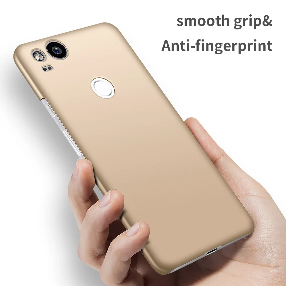 Для Google Pixel 2 2XL Футляр PC тонкий Coque матовая кожа Защитная крышка Чехлы для XL полное