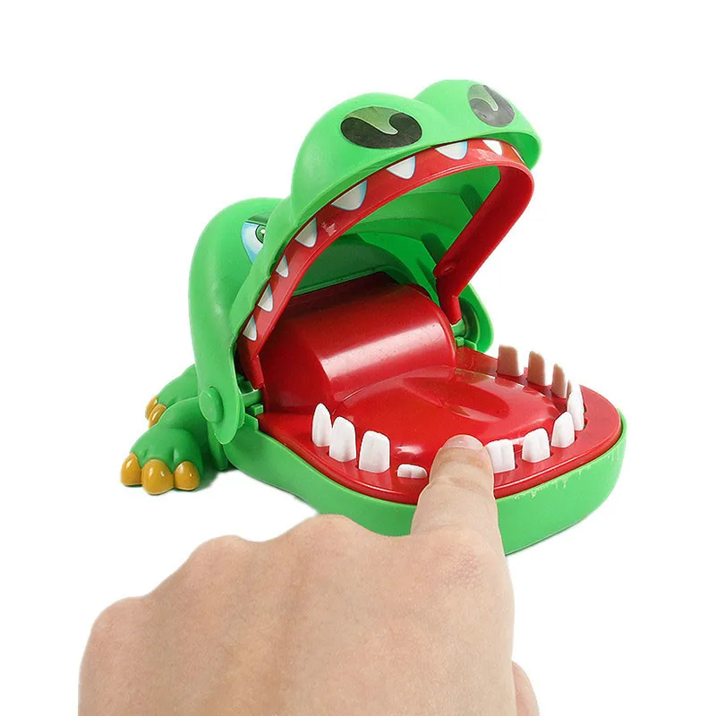 Зубная игрушка для рта большие приколы крокодила прикусывающие пальцы тянущиеся