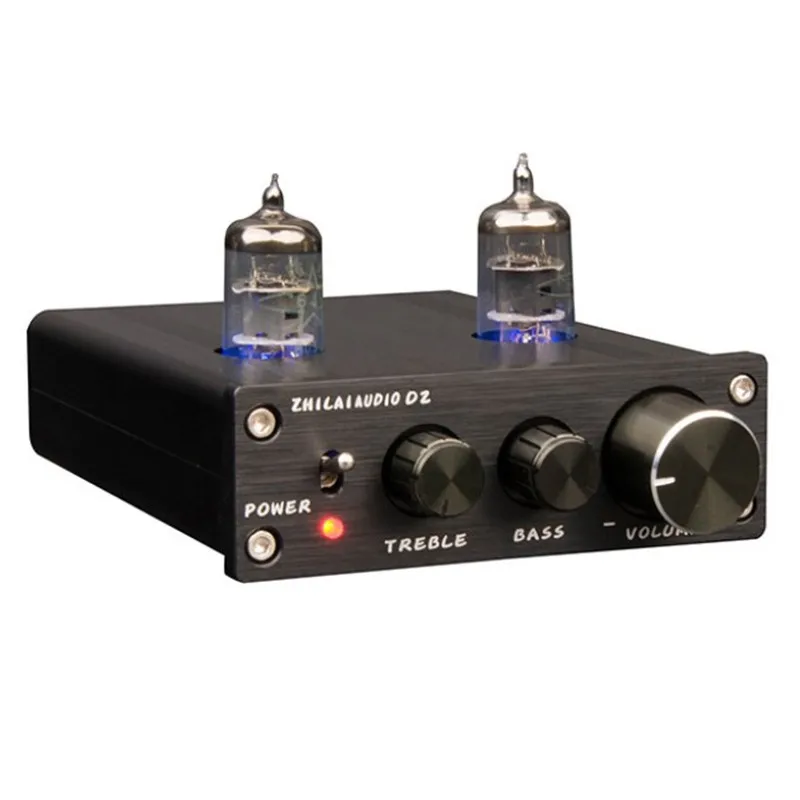 ZHILAI D2 HIFI Цифровой Аудио Предусилитель 6J1 Клапан Лампового усилителя