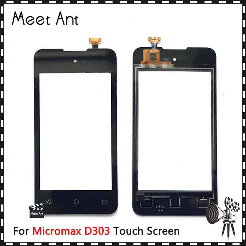 10 шт./лот Высокое качество 4 0 &quotдля Micromax Bolt D303 сенсорный экран дигитайзер Датчик