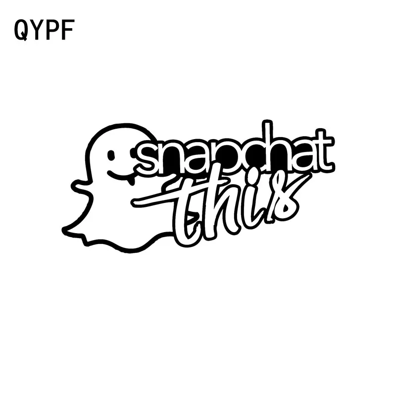 

QYPF 13cm*6.6cm Cartoon Fashion Vinyl Car-styling Car Sticker Decals Black/Silver Accessories C15-0107