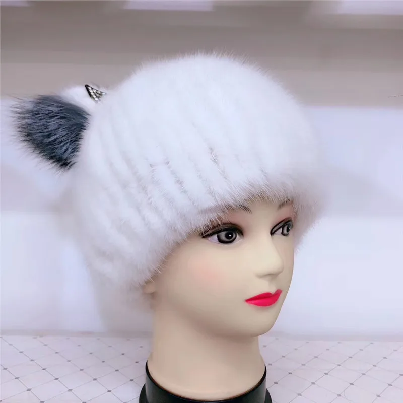 Новая модная качественная женская зимняя шапка с вертикальным плетением из