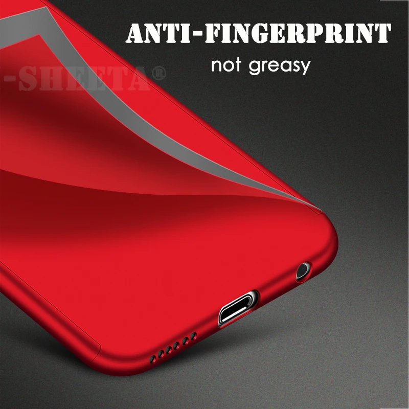 360 Full Protection Hard PC Case For Vivo V3 Max X21 Y85 + Free 9H Tempered Glass Screen Protector Cover for VIVO Y71 Y83 X20i |