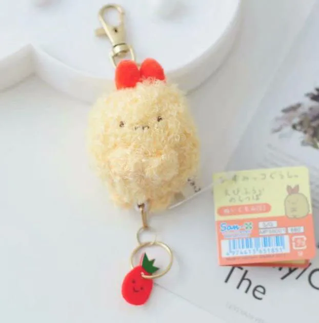 1 шт. Kawaii Japan Corner биология гибкий брелок Sumikko Corner Животное Мультфильм плюшевая игрушка брелок Подвеска сумка украшения