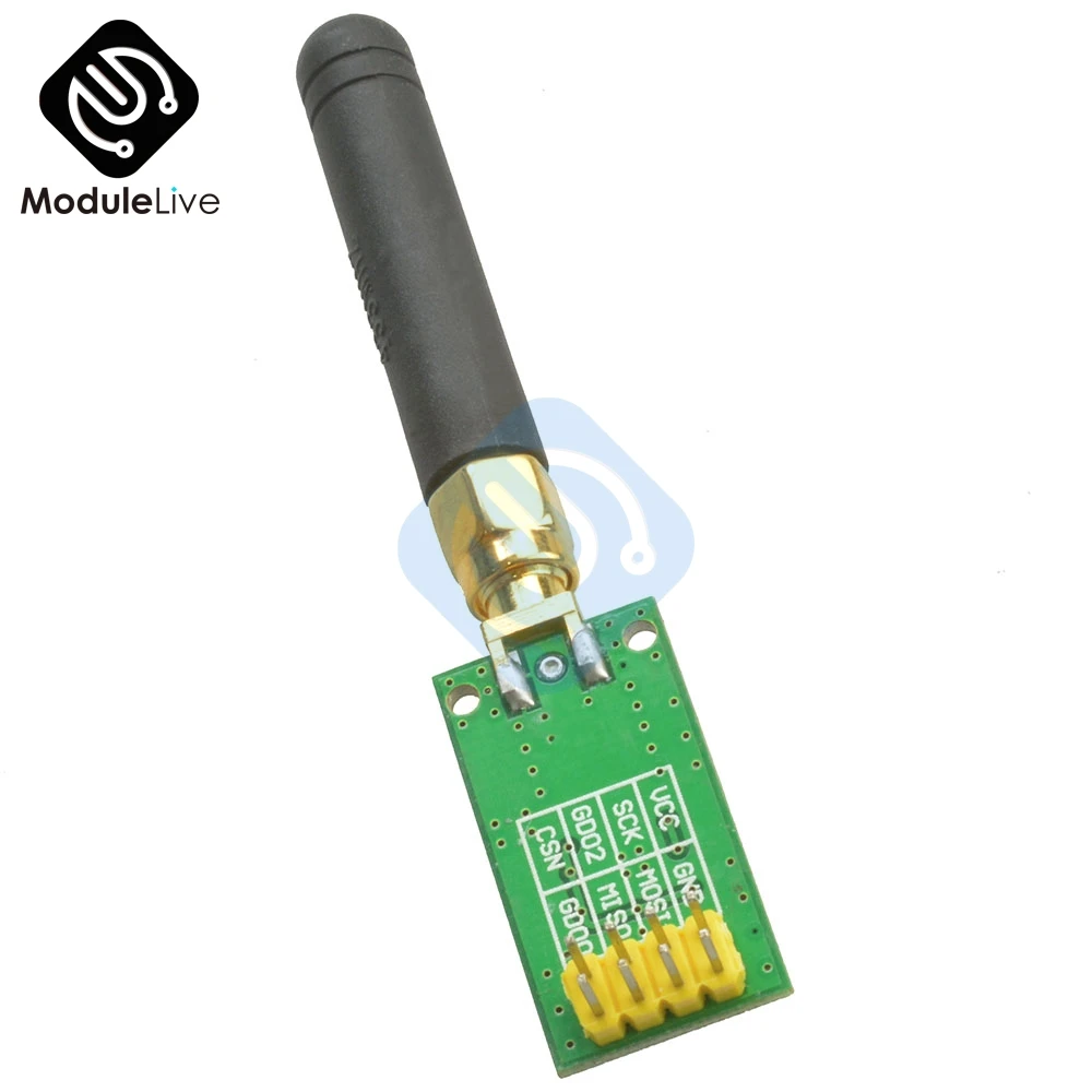CC1101 беспроводной RF приемопередатчик плата 315 МГц 433 868 915 SMA антенна модуль 30mA GFSK MSK