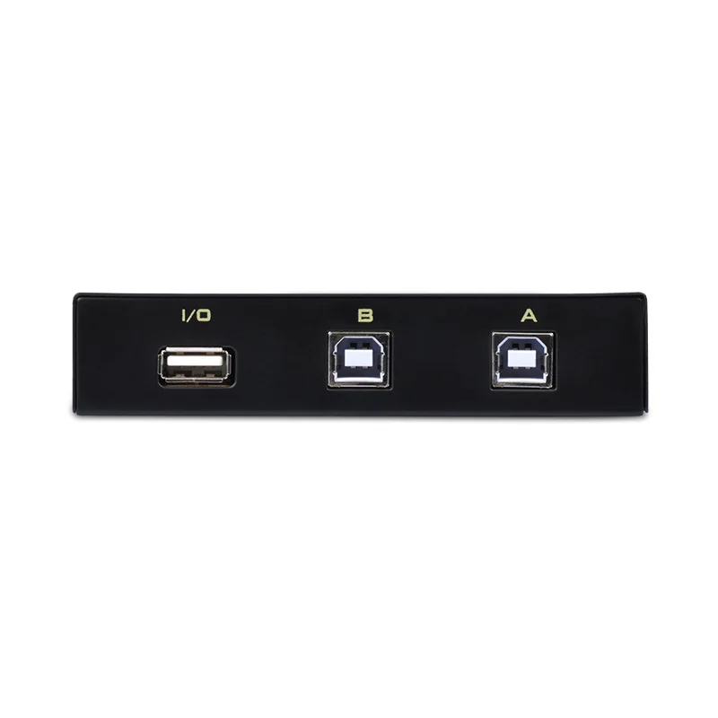 2 порта USB 0 коробка с ручным переключателем для компьютеров совместного