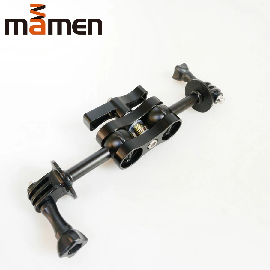 MAMEN двойной кронштейн с креплением адаптерами для камеры DSLR Фотография Видео