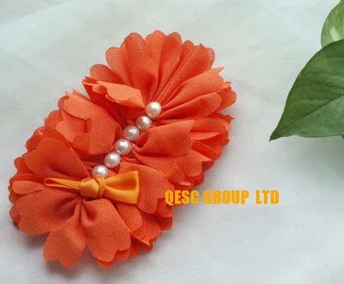 Оптовая продажа Новинка Бесплатная доставка. 12 см шифон цветок очарование