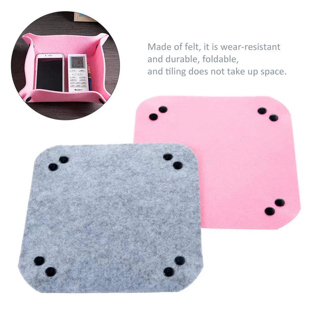 Многофункциональный Войлок ящик для хранения офисный Настольный мусора