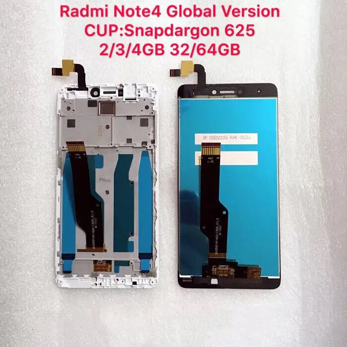 100% протестированный для Xiaomi Redmi Note 4x ЖК-дисплей дигитайзер сенсорный экран F ram e