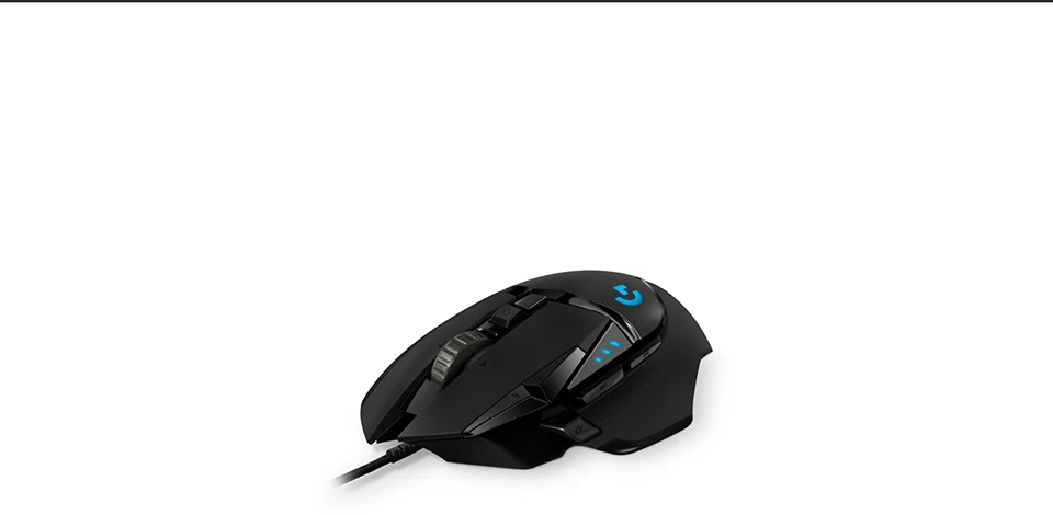 Logitech G502 герой игры Мышь полная линия обновления герой двигатель с 16000 Точек на дюйм Сенсор 11 настраиваемые кнопки