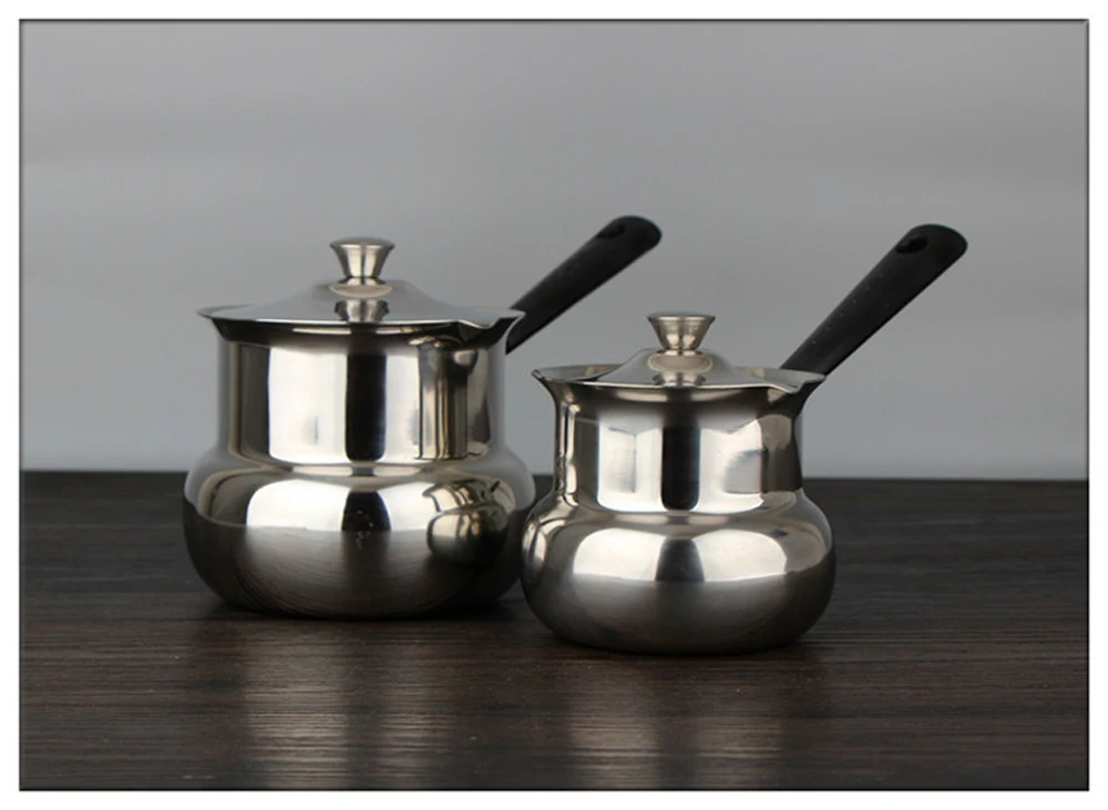 Кастрюля из нержавеющей стали для молока супа кухонная посуда плита