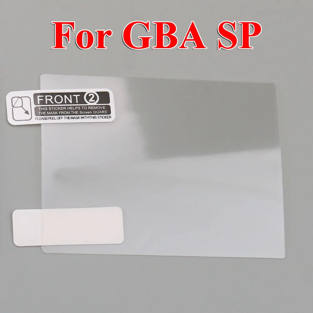 ChengHaoRan 1 шт пластиковая прозрачная защитная пленка для экрана GBP для GB GBA GBC GBA SP - Цвет: For GBA SP