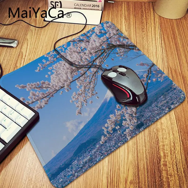 MaiYaCa Japan Temple Cherry blossom Sceneary большой коврик для мыши PC компьютерный коврик модный компьютерный коврик для мыши игровой коврик для мыши