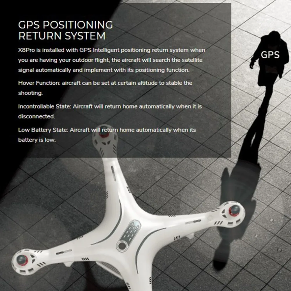 SYMA X8PRO gps Дрон Wi-Fi FPV с 720P HD камера Регулируемая камера Дрон 6 оси высота удержания x8 pro RC Квадрокоптер