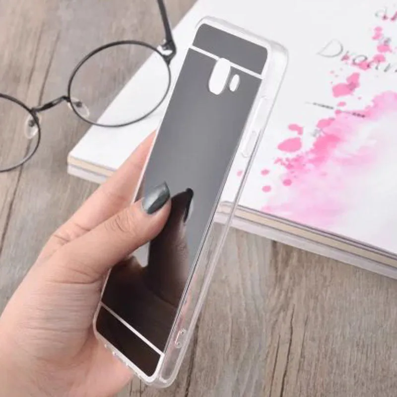 Модный зеркальный розовый прозрачный мягкий чехол из ТПУ для Samsung Galaxy A7 2016 A710F A710 |