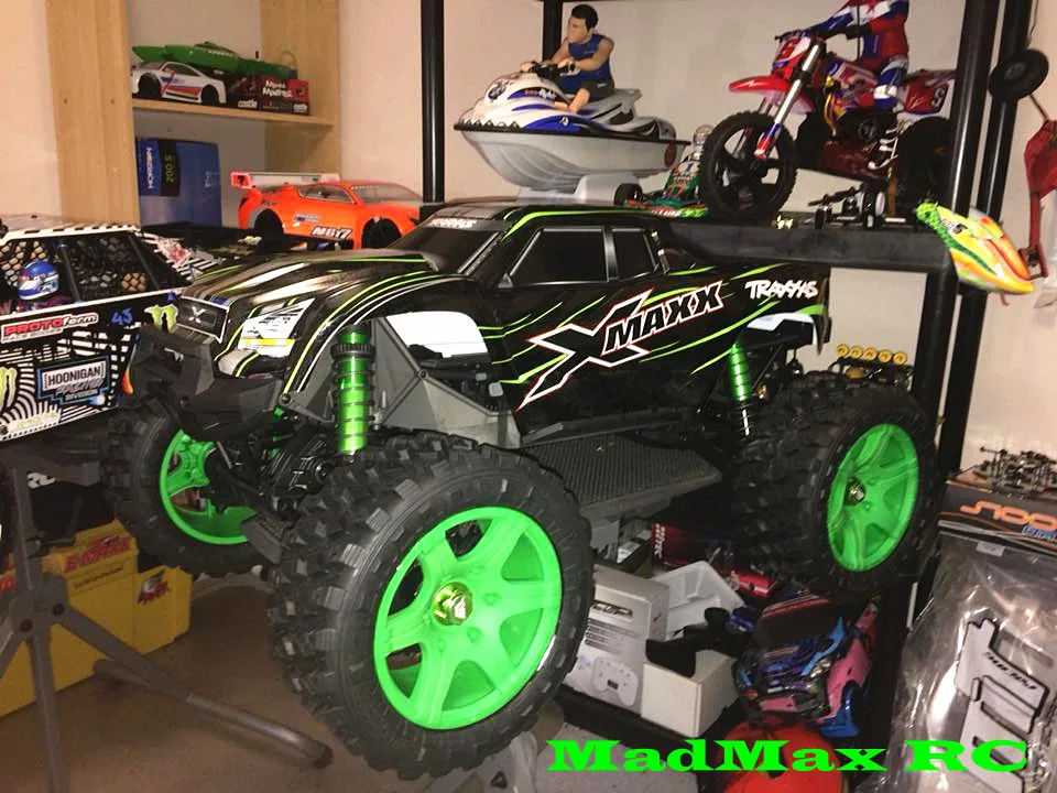 Колесная шина MADMAX + удлиненный адаптер анти износ land захват для TRAXXAS 1/5 X MAXX 8S 6s