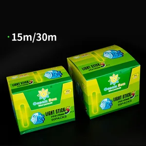 250 шт.50 упаковок, светящиеся химические палочки, поплавок для ночной рыбалки палочек s зеленого цвета, аксессуары для рыбалки, B267