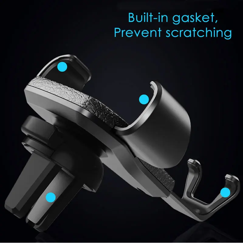 Автомобильный держатель Gravity для телефона крепление на вентиляционное отверстие