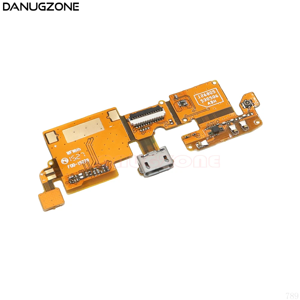 USB порт для зарядки док станции разъем плата гибкий кабель ZTE Blade V6 / X7 D6|Шлейфы