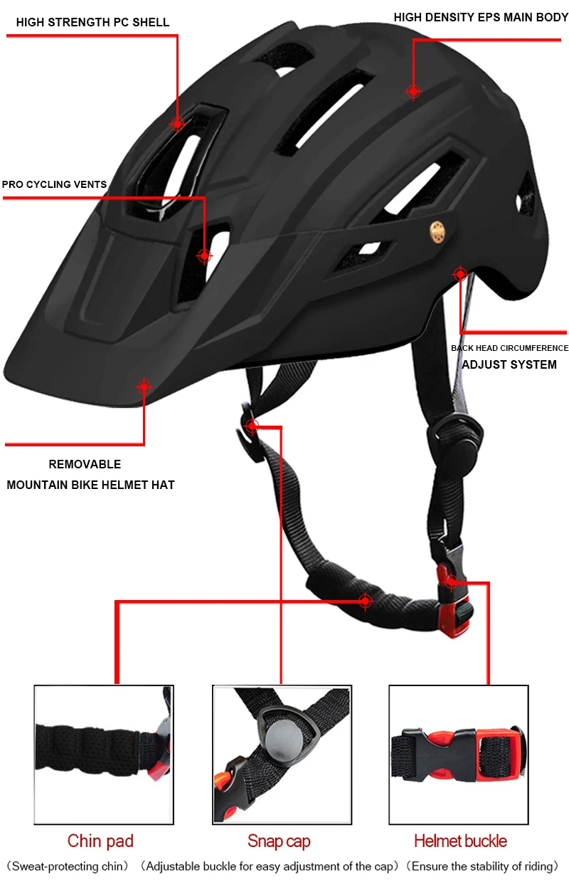 PHMAX TRAIL XC MTB велосипедный шлем In-mold дорожный велосипедный шлем мужские и женские горные велосипедные шлемы Защитная крышка
