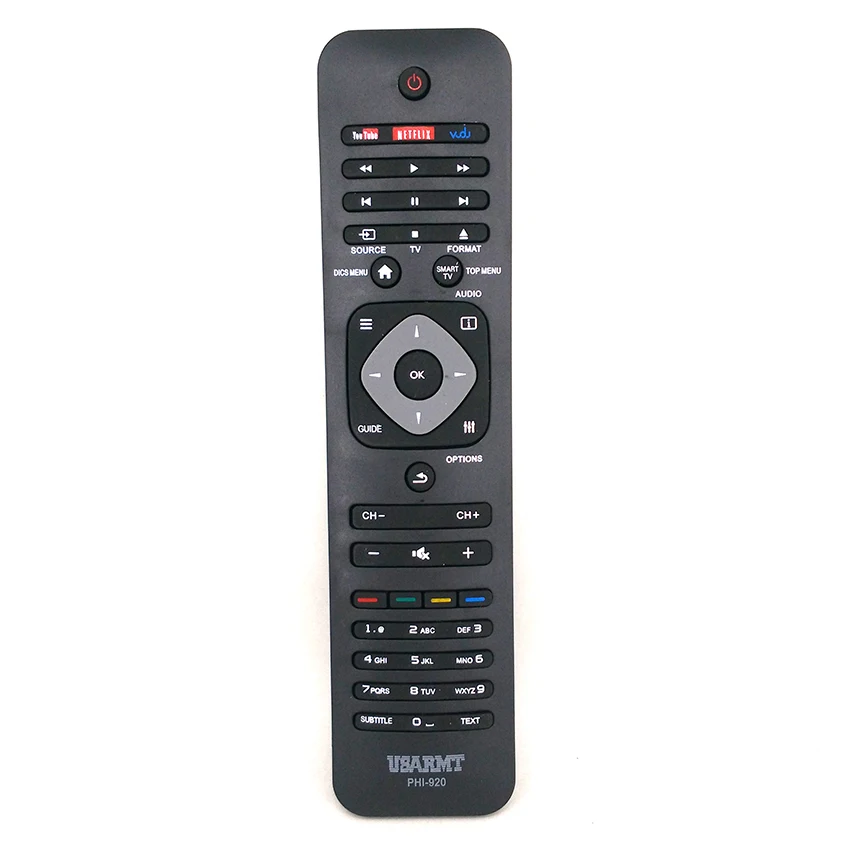 

New Universal Remote control PHI-920 For Philips Smart TV With NETFLIEX VUDU YOUTUBE mandos a distancia