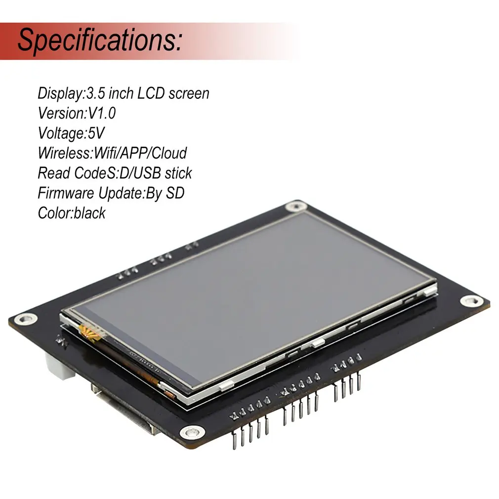 TFT35 V1.0 3D-принтеры Дисплей Сенсорный экран 3 5 дюйма ЖК-дисплей Панель TFT монитор Full
